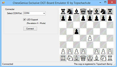 ChessGenius Exclusive DGT Emulator