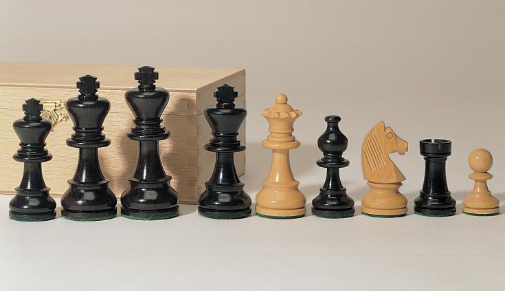 Schachfiguren Staunton-Form Ebenholz