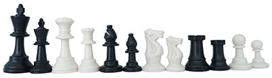 Kunststoff Schachfiguren Turniergröße