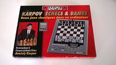 Schachcomputer Karpov Échecs et Dames
