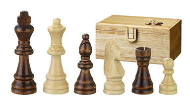 Schachfiguren Remus Design Staunton, KH 76mm
