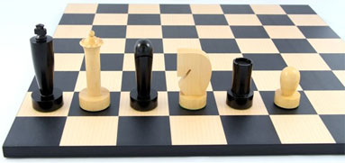 Schach-Set Timeless Black Style