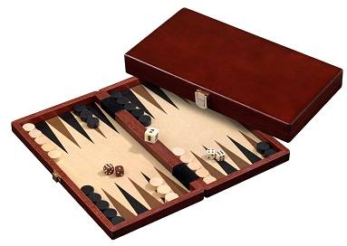 Backgammon Kassette Naxos klein