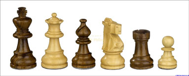 Schachfiguren Napoleon, KH 65 mm