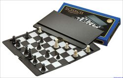 Mini Magnet Schach 2.0 Reiseschach Dreifachklappbrett SchachQueen 
